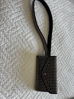 Black Studded Belt Bag